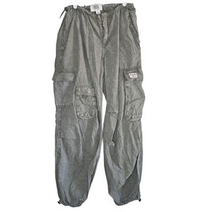 Urban Outfitters BDG Green Grey Low Rise Oversized Tech Cargo Pants | Size S